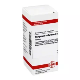 MANGANUM SULFURICUM D 12 pastillas, 80 uds
