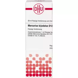 MERCURIUS BIJODATUS D 12 Dilución, 20 ml