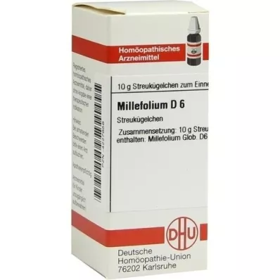 MILLEFOLIUM D 6 glóbulos, 10 g