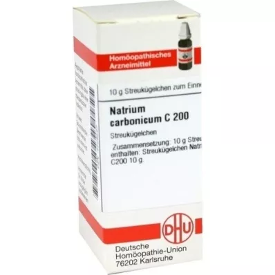 NATRIUM CARBONICUM C 200 glóbulos, 10 g