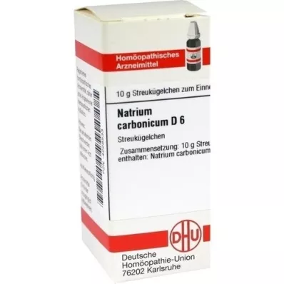NATRIUM CARBONICUM D 6 glóbulos, 10 g