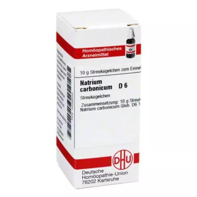 DHU Natrum carbonicum D 6 glóbulos, 10 g