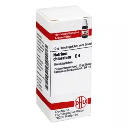 NATRIUM CHLORATUM D 4 glóbulos, 10 g