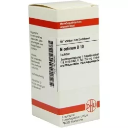 NICOTINUM D 10 pastillas, 80 uds