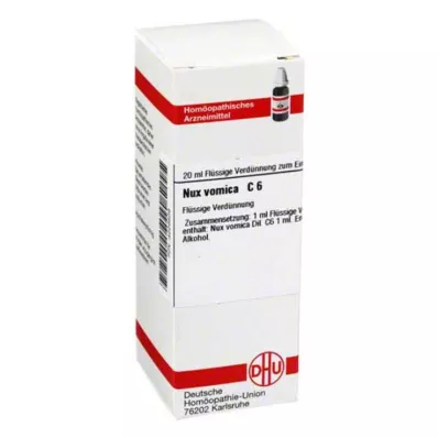 NUX VOMICA C 6 Dilución, 20 ml NUX VOMICA C 6 Dilución, 20 ml