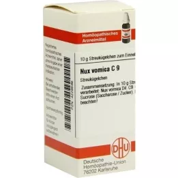 NUX VOMICA C 9 glóbulos, 10 g