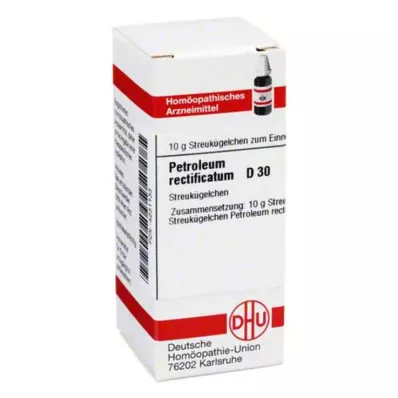 DHU Petróleo rectificatum D 30 glóbulos, 10 g