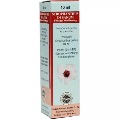 Goteo de Strophanthus D 4 Sanum, 10 ml