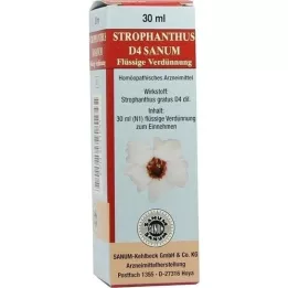 STROPHANTHUS D 4 gotas de Sanum, 30 ml