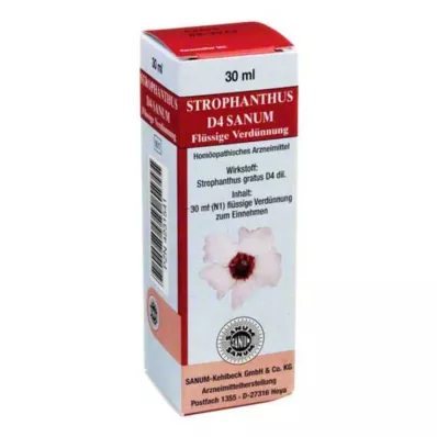Goteo de Strophanthus D 4 Sanum, 30 ml