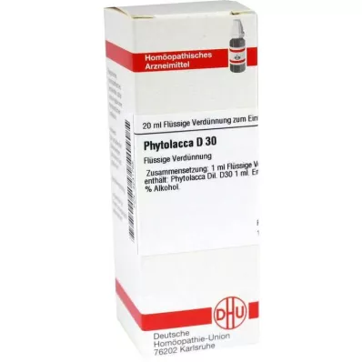 PHYTOLACCA Dilución D 30, 20 ml