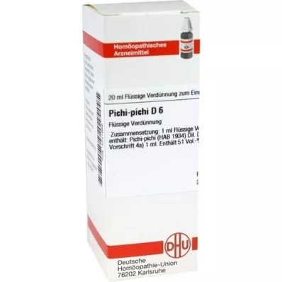 PICHI-pichi D 6 Dilución, 20 ml