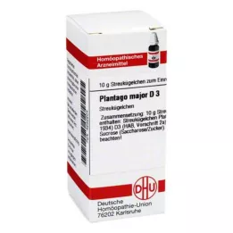 PLANTAGO MAJOR D 3 glóbulos, 10 g