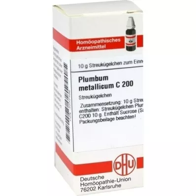 PLUMBUM METALLICUM C 200 glóbulos, 10 g