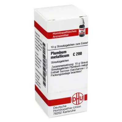 DHU Plumbum Metallicum C 200 glóbulos, 10 g