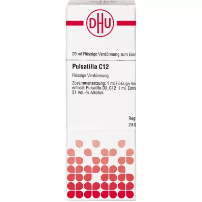 PULSATILLA C 12 Dilución, 20 ml