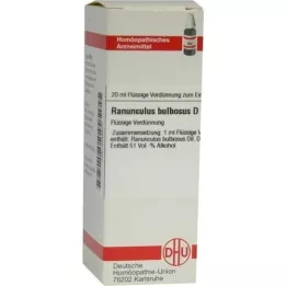 RANUNCULUS BULBOSUS D 12 Dilución, 20 ml