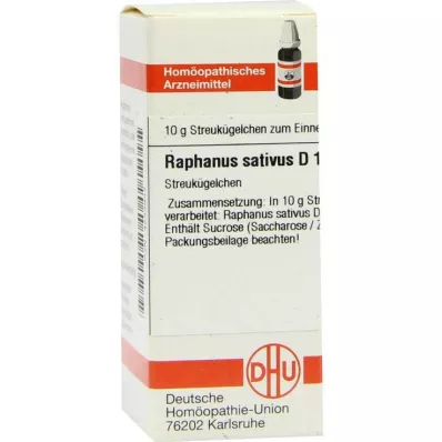 RAPHANUS SATIVUS D 12 glóbulos, 10 g
