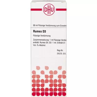 RUMEX D 3 Dilución, 50 ml