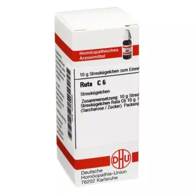 DHU Ruta C 6 glóbulos, 10 g