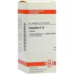 SABADILLA D 12 pastillas, 80 uds