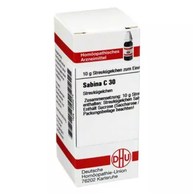 DHU Sabina C 30 glóbulos, 10 g
