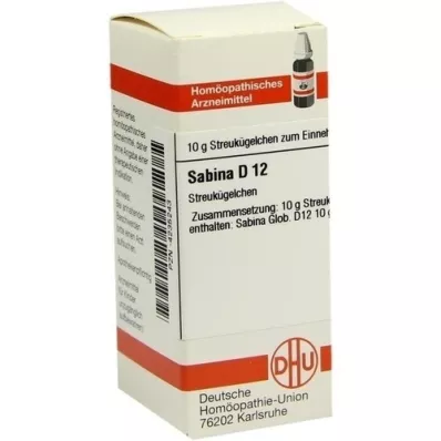 SABINA D 12 glóbulos, 10 g