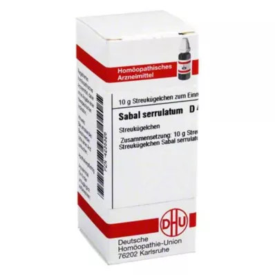 DHU Sabal serrulata D 4 glóbulos, 10 g