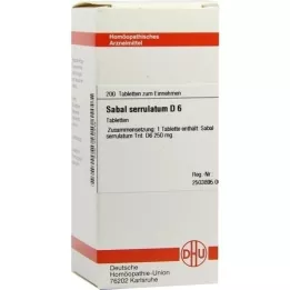 SABAL SERRULATUM D 6 pastillas, 200 uds