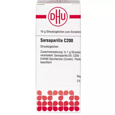 SARSAPARILLA C 200 glóbulos, 10 g
