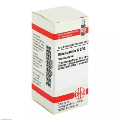 DHU Zarzaparrilla C 200 glóbulos, 10 g