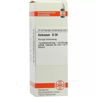 SELENIUM D 30 Dilución, 20 ml