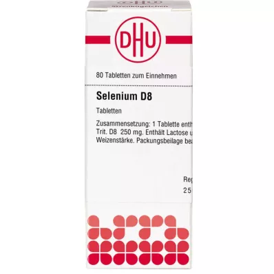 SELENIUM D 8 pastillas, 80 uds