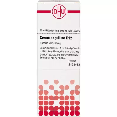 SERUM ANGUILLAE D 12 Dilución, 50 ml