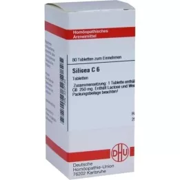 SILICEA C 6 comprimidos, 80 uds