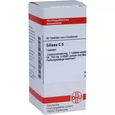 SILICEA C 6 comprimidos, 80 uds