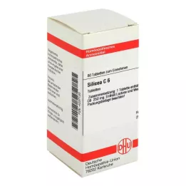SILICEA C 6 comprimidos, 80 uds