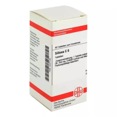 SILICEA C 6 comprimidos, 80 uds