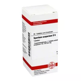 SPARTIUM SCOPARIUM D 6 pastillas, 80 uds