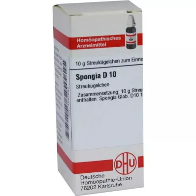 SPONGIA D 10 glóbulos, 10 g