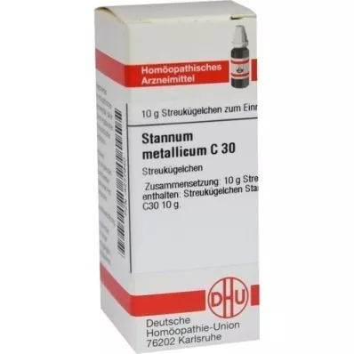 STANNUM METALLICUM C 30 glóbulos, 10 g