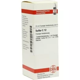 SULFUR C 12 Dilución, 20 ml