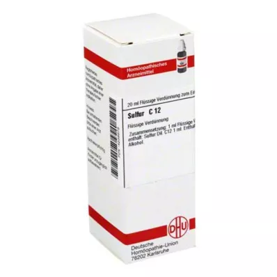 SULFUR C 12 Dilución, 20 ml