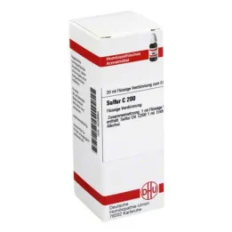 SULFUR C 200 Dilución, 20 ml