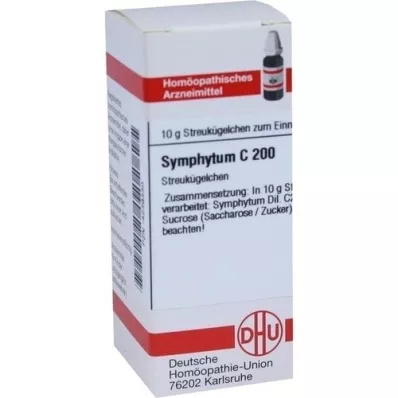 SYMPHYTUM C 200 glóbulos, 10 g