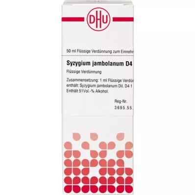 SYZYGIUM JAMBOLANUM Dilución D 4, 50 ml