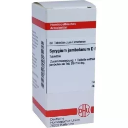 SYZYGIUM JAMBOLANUM D 6 pastillas, 80 uds