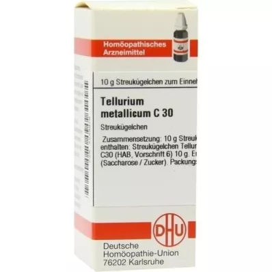 TELLURIUM metallicum C 30 glóbulos, 10 g