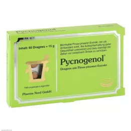PYCNOGENOL KIEFERNRINDENEXTRAKT Pharma Nord Drag., 60 unidades