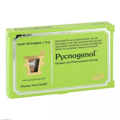 PYCNOGENOL KIEFERNRINDENEXTRAKT Pharma Nord Drag., 60 unidades